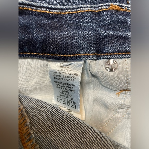 Aeropostale size 12 Dark wash high rise curvy Jegging (2405) - Picture 8 of 8